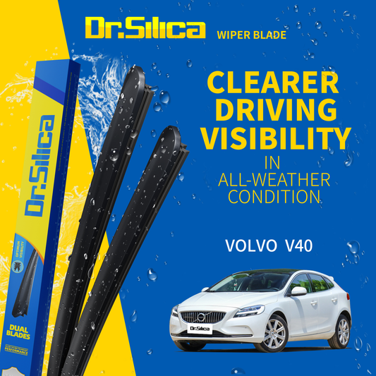 Dr.Silica Windshield Wipers For VOLVO V40