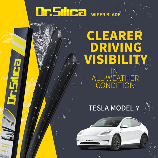 Dr.Silica Wiper Blade Tesla Customized Windshield Wipers For Model Y (Pack of 2)