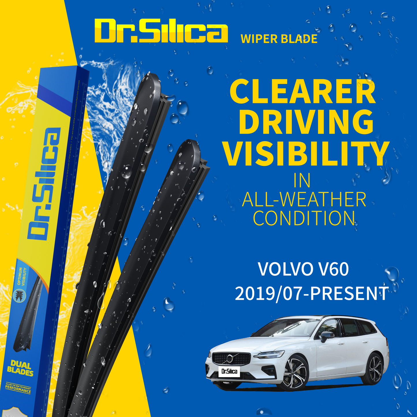 Dr.Silica Wiper Blade Volvo V60 201907-PRESENT